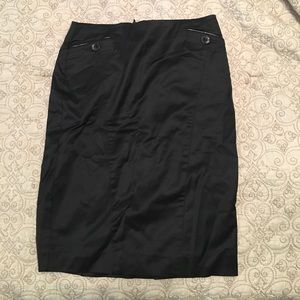 Black Bebe pencil skirt